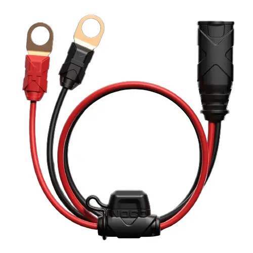Noco Gc008 Battery Charger Connector -  Fits Noco Genius Battery Charger Part Numbers G750 G72000 -  3/8 Inch Xl Eyelet Terminal Connector -  With Built In Fuse Protection 1